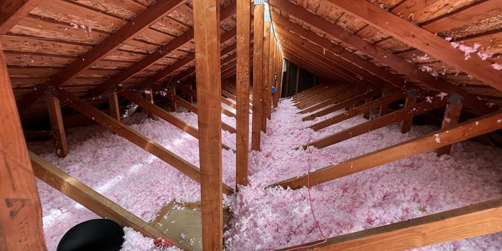 blown-in insulation